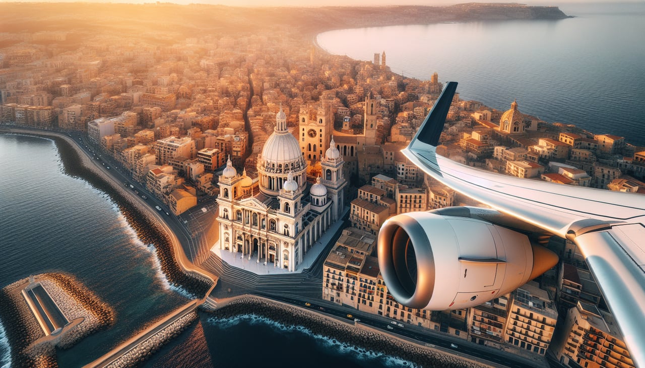 Right window seat view during takeoff from Barcelona (BCN) — Barcelona city skyline, Montjuïc hill, Tibidabo/Collserola ridge, Mediterranean coastline