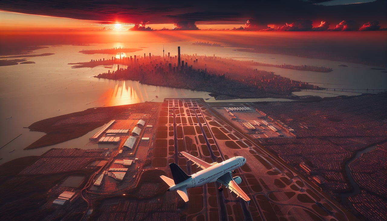 Right window seat view during landing at Chicago (ORD) — Chicago downtown skyline (Willis Tower, Hancock Center), Lake Michigan shoreline, Midway Airport in the distance, suburban grid of the western suburbs